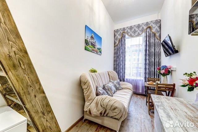 

Квартира-студия, 18 м², 2 кровати