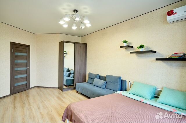 

1-к. квартира, 52 м², 2 кровати