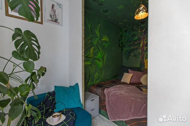 

1-к. квартира, 38 м², 3 кровати