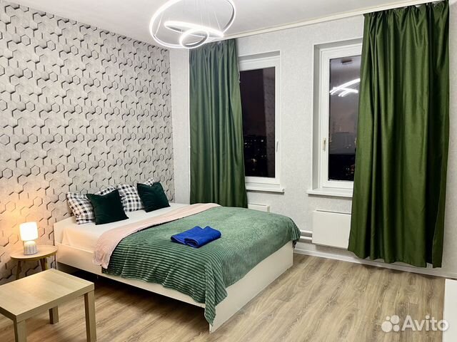 

1-к. квартира, 40 м², 2 кровати
