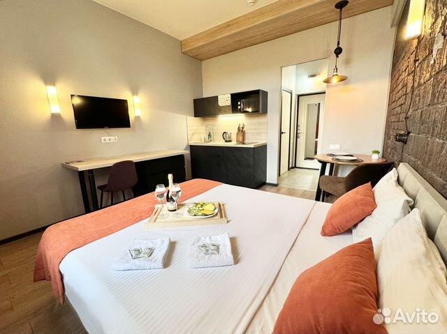 

Квартира-студия, 25 м², 4 кровати