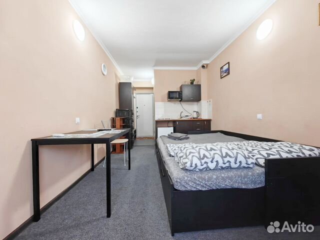 

Квартира-студия, 18 м², 2 кровати