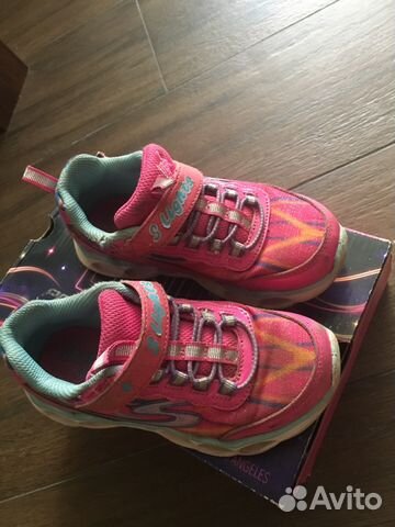 Светящиеся кроссовки Skechers р-р28
