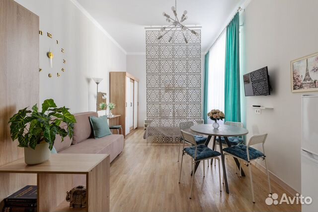 

Квартира-студия, 38 м², 2 кровати