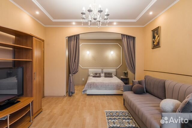 

1-к. квартира, 48 м², 2 кровати