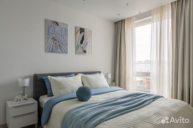 

1-к. квартира, 45 м², 3 кровати