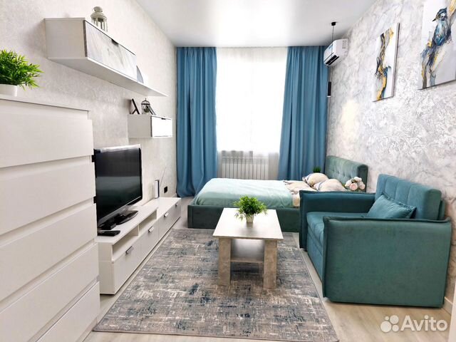 

1-к. квартира, 41 м², 2 кровати