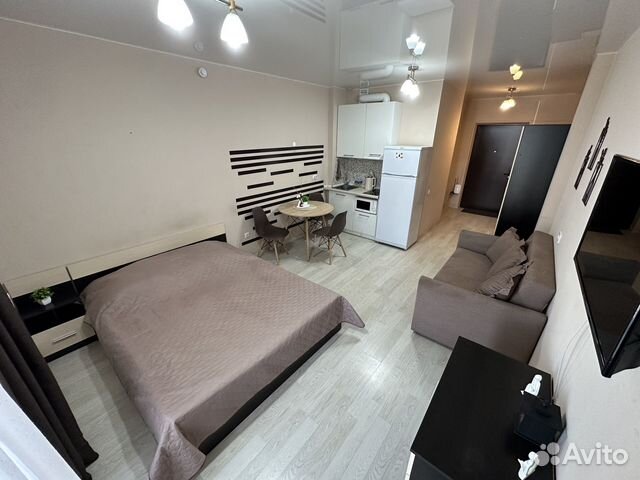 

Квартира-студия, 27 м², 2 кровати