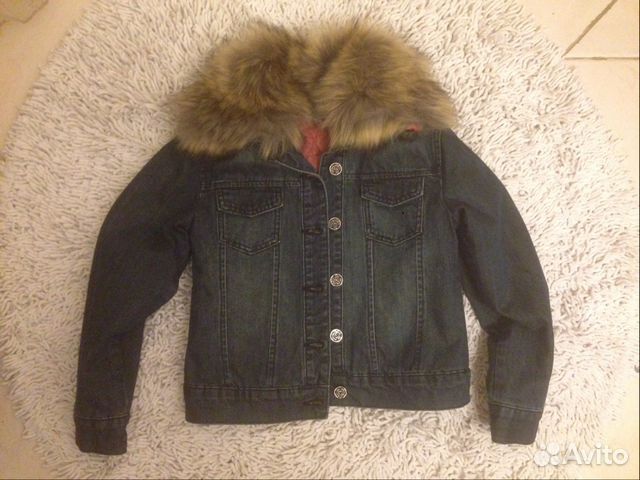 Куртка джинсовая утеплённая Куртка джинсовая утеплённая