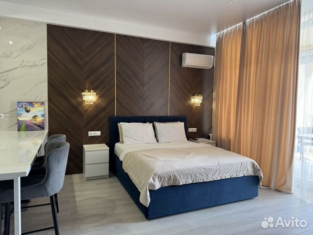 

Квартира-студия, 62 м², 2 кровати