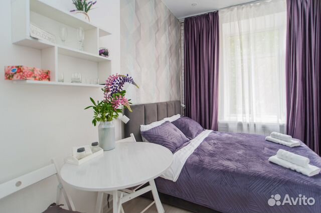 

Квартира-студия, 17 м², 1 кровать