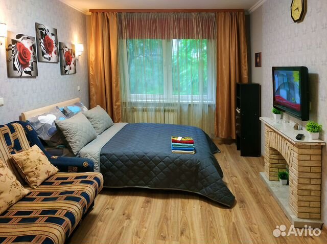 

1-к. квартира, 34 м², 2 кровати