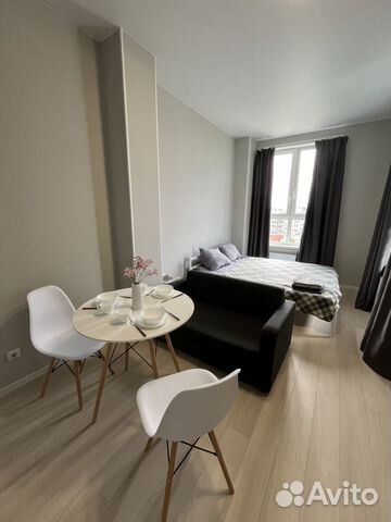

Квартира-студия, 30 м², 2 кровати