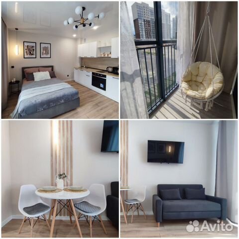 

Квартира-студия, 30 м², 2 кровати