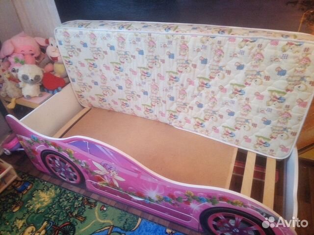 Кровать-Машина для девочек