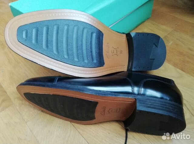 Ботинки Clarks кожа, UK 10, новые Ботинки Clarks кожа, UK 10, новые