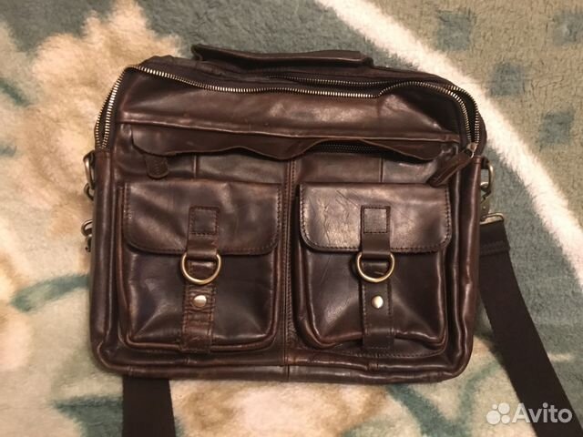 Кожаная сумка