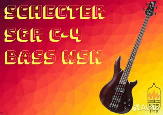 Бас-гитара Schecter SGR C-4 bass WSN с чехлом