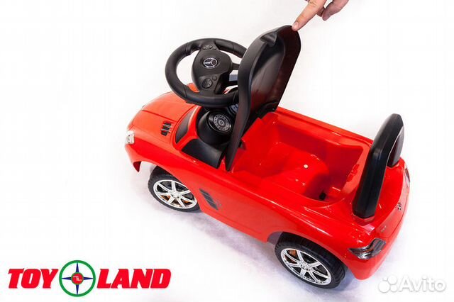 Детская Машинка-Каталка SLS AMG С Рулем Управления