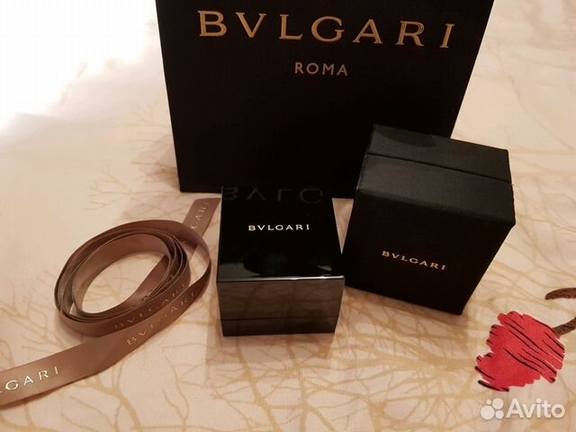 Коробка Bvlgari под кольцо глянец прорезь Коробка Bvlgari под кольцо глянец прорезь