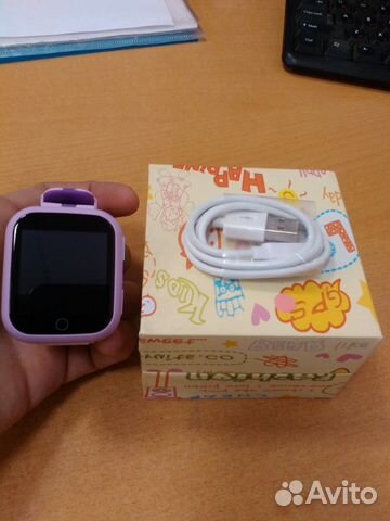 Детские смарт-часы Q100 с GPS и сенсорным экраном