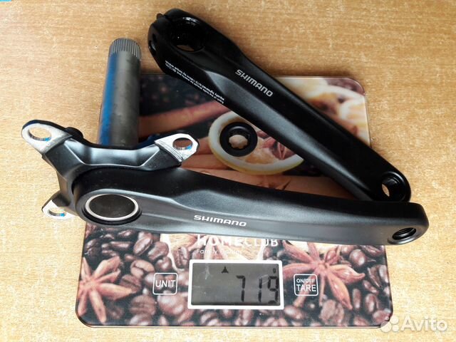 Новые шатуны Shimano MT300 (вес 719гр.)