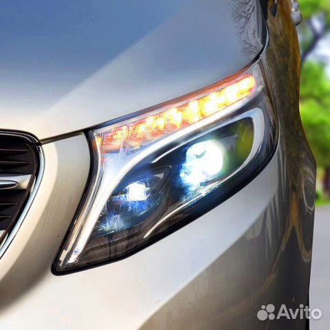 LED фары Мерседес V класс Вито W447 2014-2019