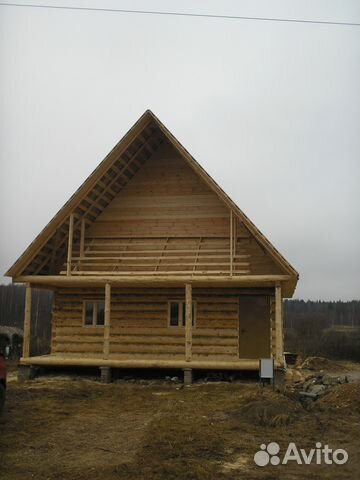 Сруб дома 6х8+2 из рубленного бревна Сруб дома 6х8+2 из рубленного бревна