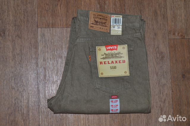 Джинсы Levis 550 W38 L30, Made in USA, 1997г купить в Санкт-Петербурге |  Личные вещи | Авито