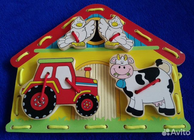 Деревянная шнуровка «Ферма»