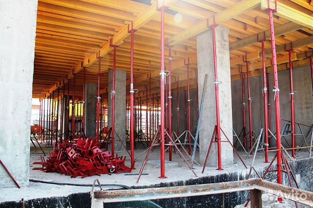 Опалубка перекрытий на телескопических стойках Опалубка перекрытий на телескопических стойках