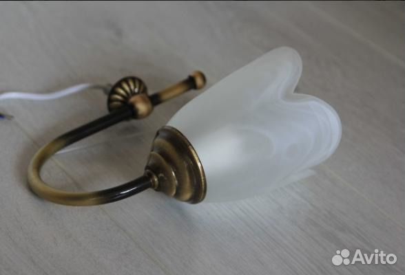 Светильник для зеркала бронза новый