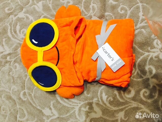 Полотенце большое детское новое carters