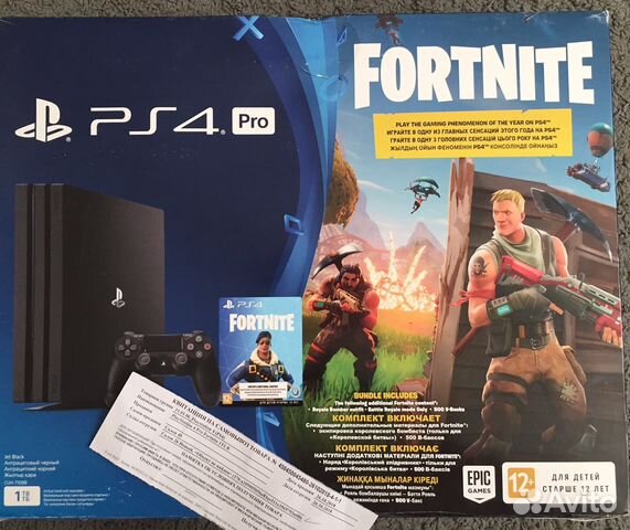 novaya sony ps4 pro 1tb black igra fortnite chek rst - fortnite ps4 eae