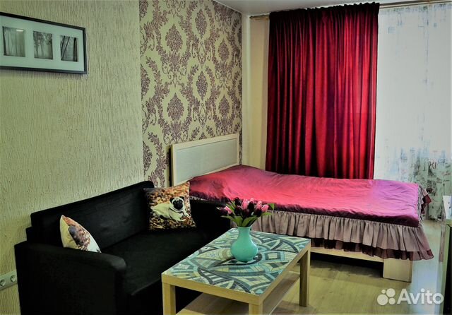 

Квартира-студия, 30 м², 2 кровати