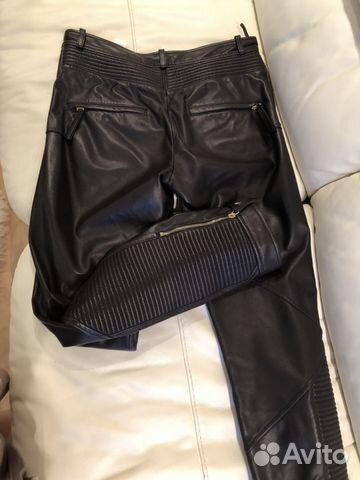 Кожаные брюки Roberto Cavalli