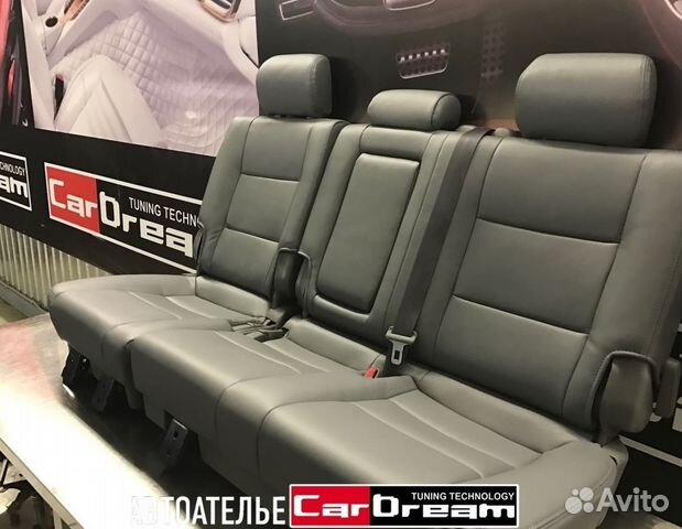 Перетяжка перешив салона Toyota Land Cruiser 100