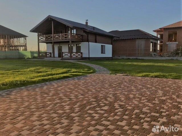 Комбинированный дом шале 160 м2 газобетон брус Комбинированный дом шале 160 м2 газобетон брус