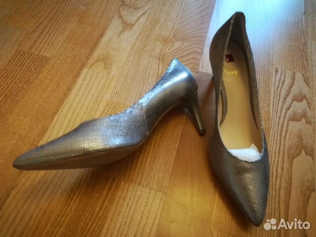 Туфли, Hogl, размер 5 (38). Новые, серебристо-серы Туфли, Hogl, размер 5 (38). Новые, серебристо-серы