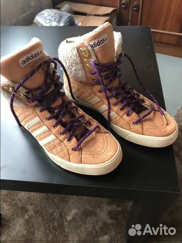 Кроссовки adidas neo б/у высокие утепленные 37р Кроссовки adidas neo б/у высокие утепленные 37р