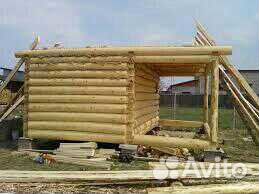 Срубы бань, домов