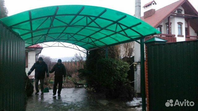 Навесы из поликарбоната Навесы из поликарбоната