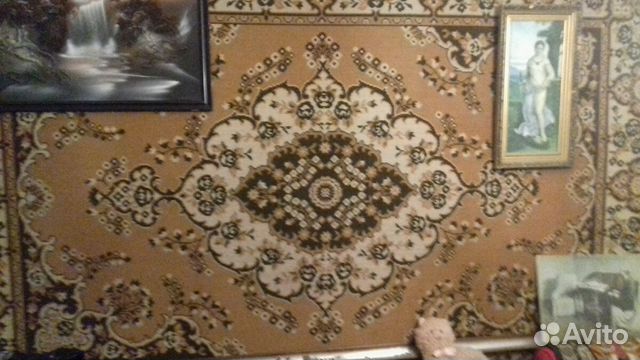 Ковер 2 на 3 бежевый с коричневым