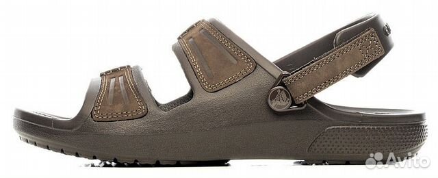 Сандалии сабо Crocs кожаные полу открытые Yukon 2 Сандалии сабо Crocs кожаные полу открытые Yukon 2