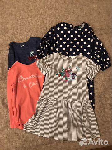 Пакет вещей для девочки 116-128 см