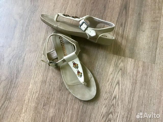 Сандалии Cubanas кожа