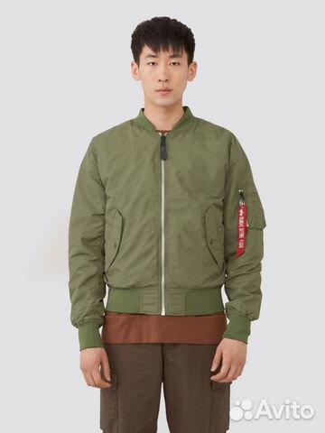 Куртка бомбер Alpha Industries MA-1 Slim Fit Sage