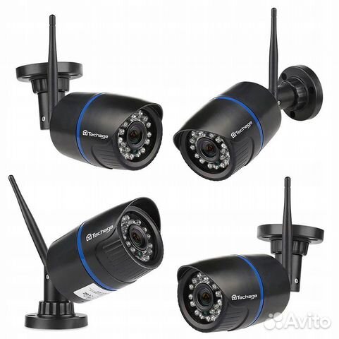 Wi-Fi, Ip камера всепогодная onvif 1080P Techage Wi-Fi, Ip камера всепогодная onvif 1080P Techage