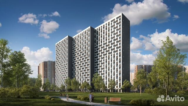 2-к квартира, 56.8 м², 20/25 эт.