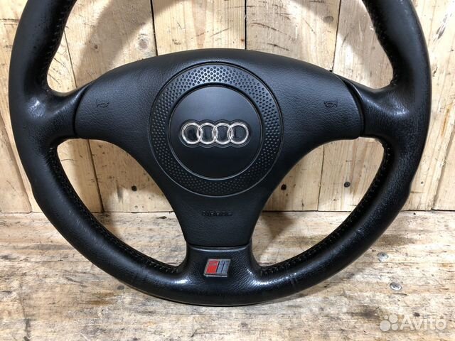Руль кожаный Audi A3, A4, A6 S-line Арт. 120208 Руль кожаный Audi A3, A4, A6 S-line Арт. 120208